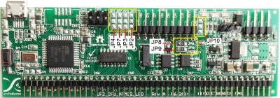 CPU Jumpers for LCD configuration