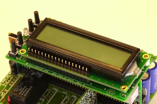 LCD I2C Bus PCF8574 board with 4 keys