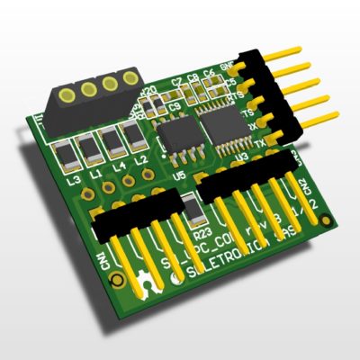 SnipCard RS232 - 3D view
